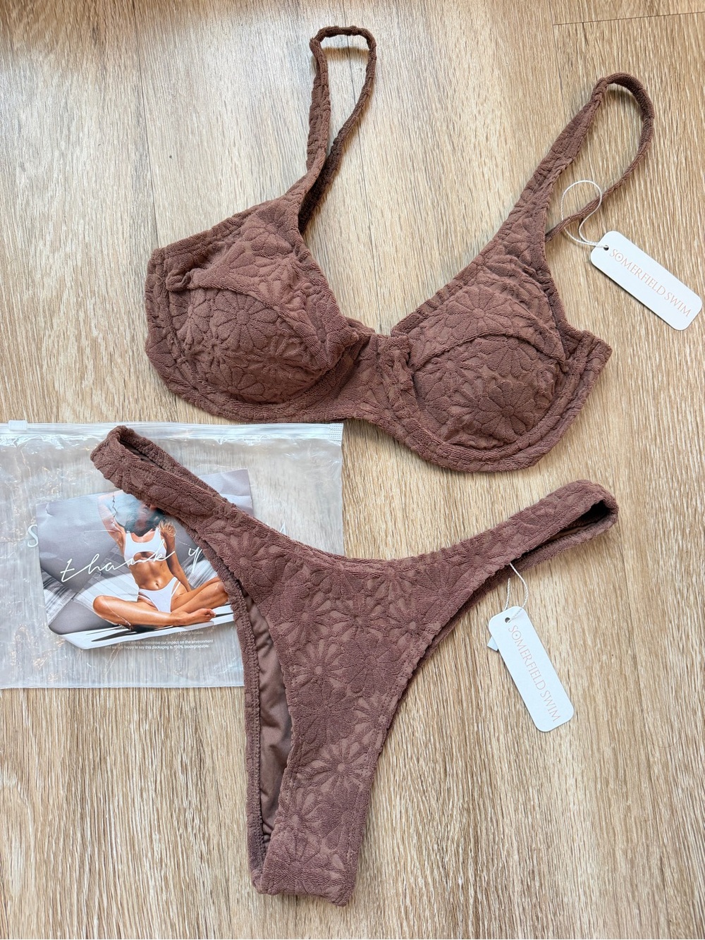 Somerfield Swim Brown Underwire Bikini
